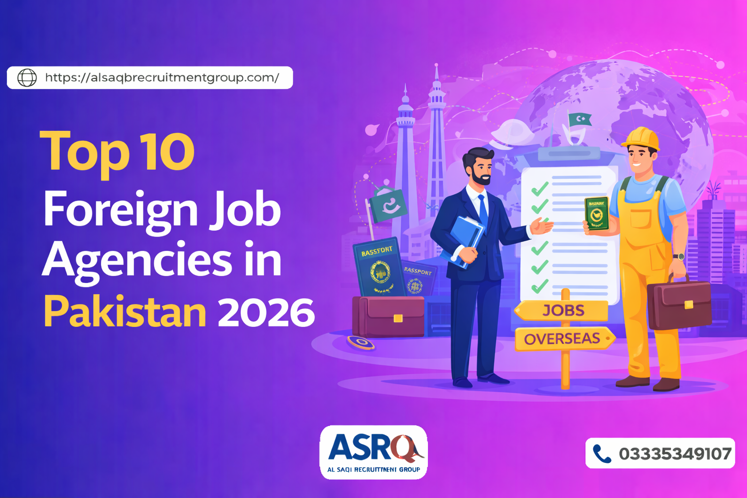 Top 10 Best Foreign Job Agencies in Pakistan