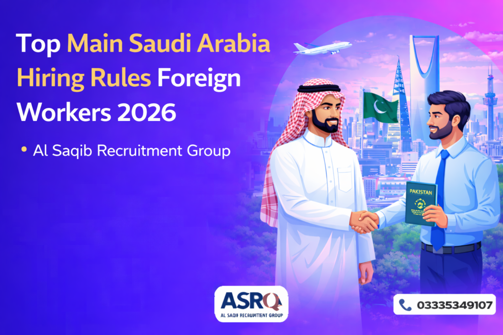 Top Main Saudi Arabia Hiring Rules For Foreign Workers 2026