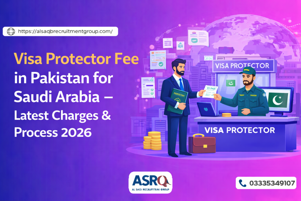 visa protector fee in pakistan for saudi arabia