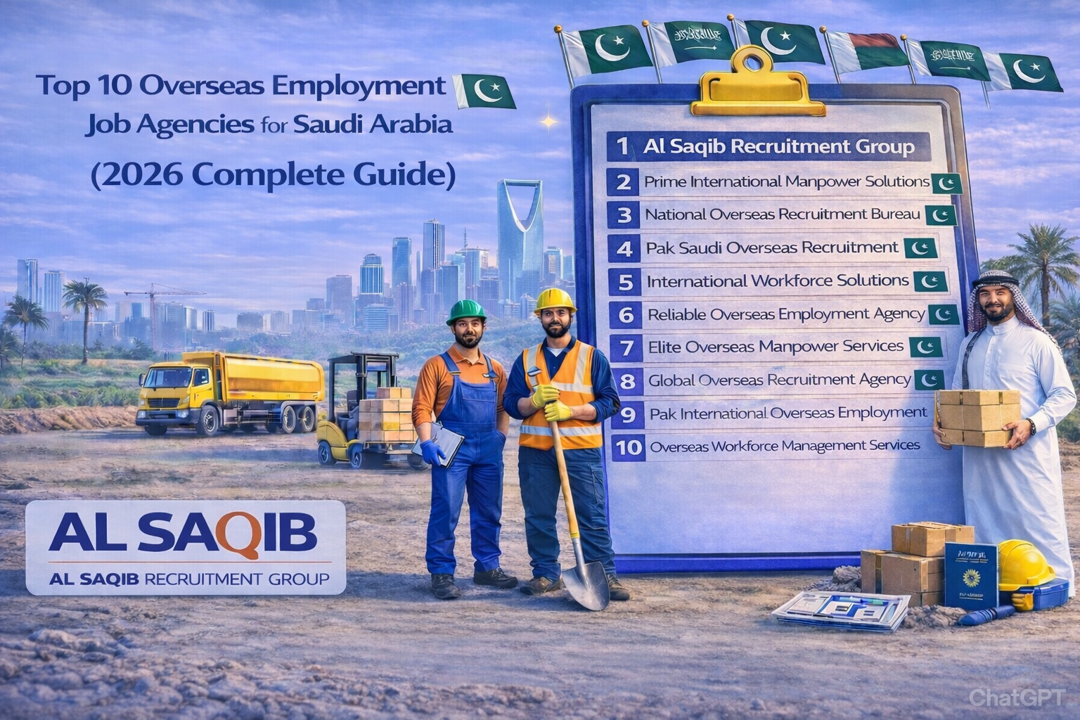 10 Best Saudi Arabia Manpower Recruitment Process from Pakistan