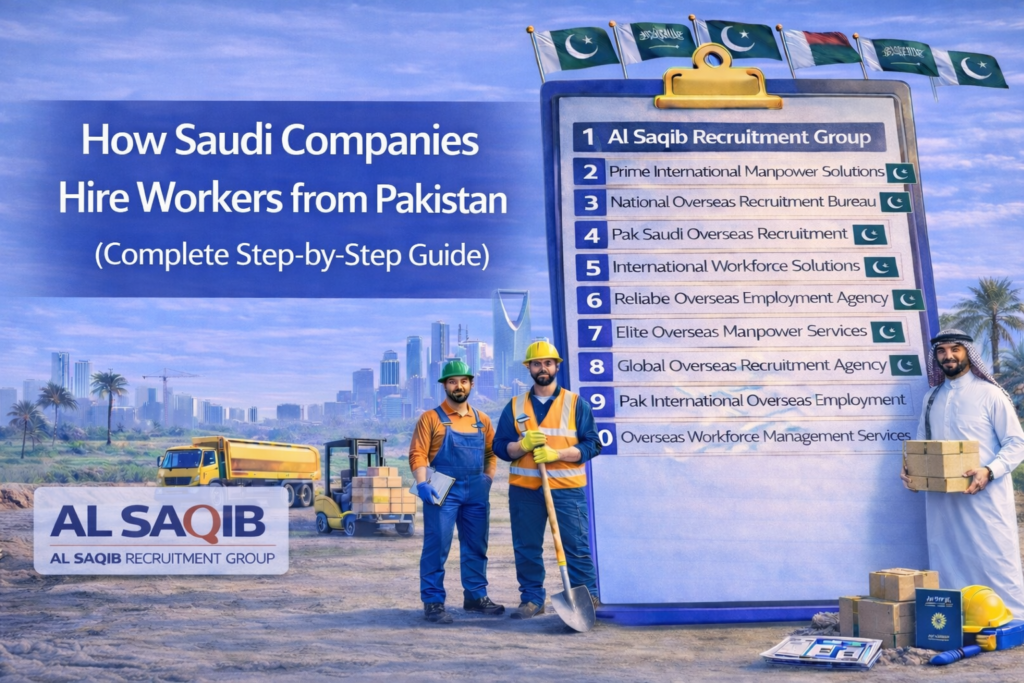 How Saudi Companies Hire Workers from Pakistan (Complete Step-by-Step Guide) 1 How Saudi Companies Hire Workers from Pakistan (Complete Step-by-Step Guide)