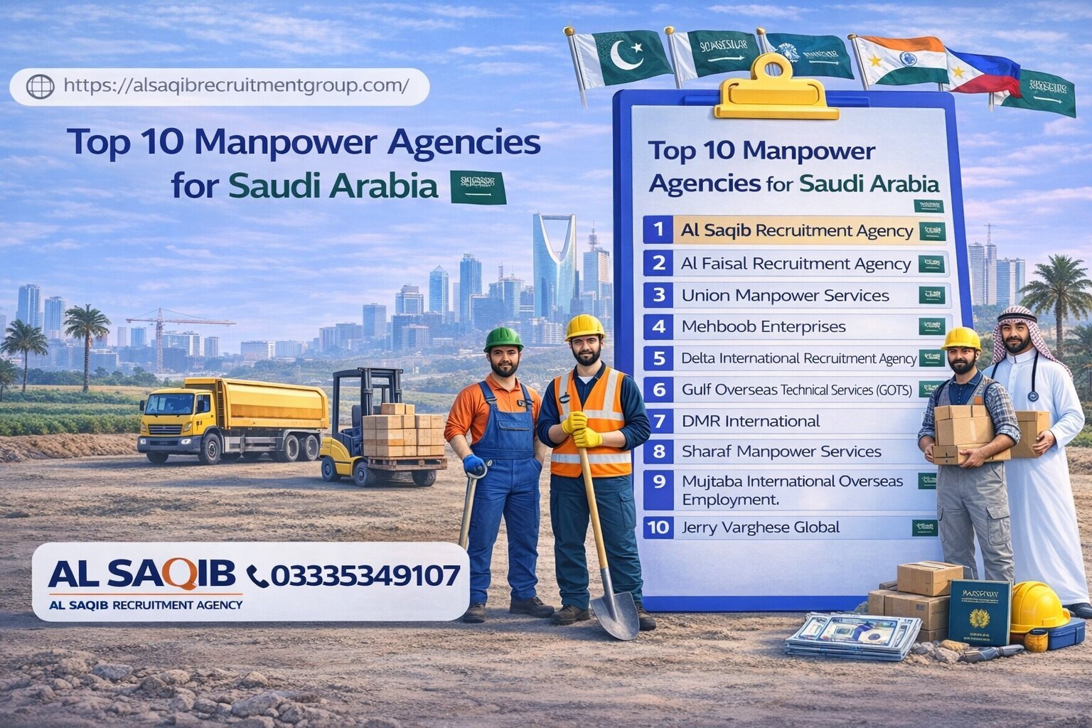 Top 10 Manpower Agencies for Saudi Arabia