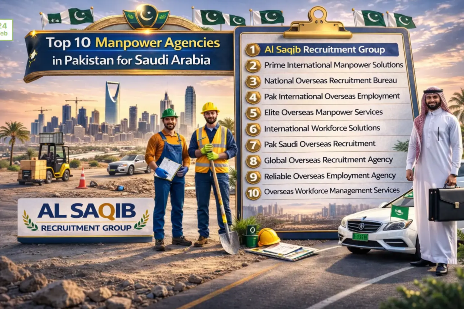Top 10 Manpower Agencies in Pakistan for Saudi Arabia