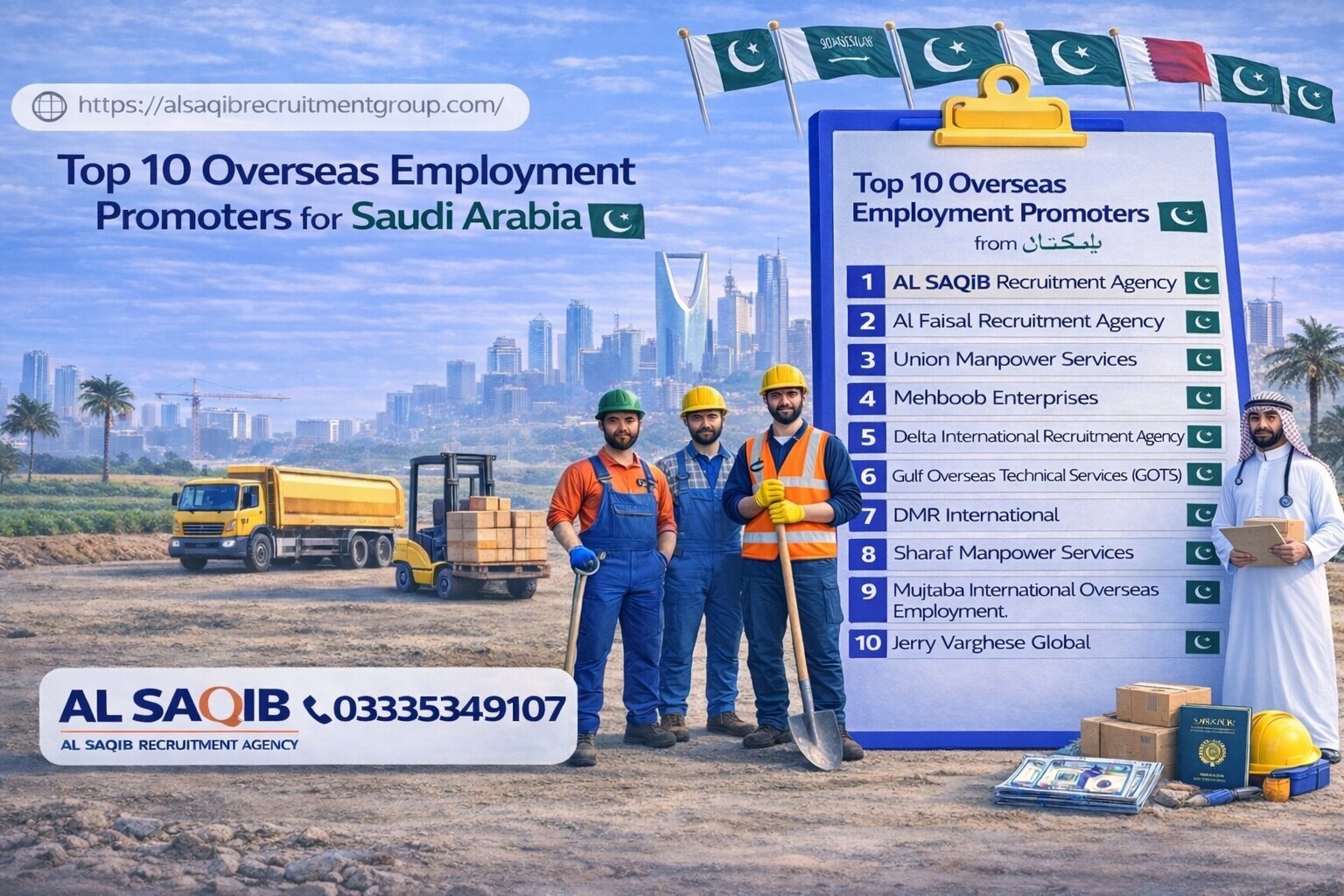 Top 10 Overseas Employment Promoters for Saudi Arabia 2026