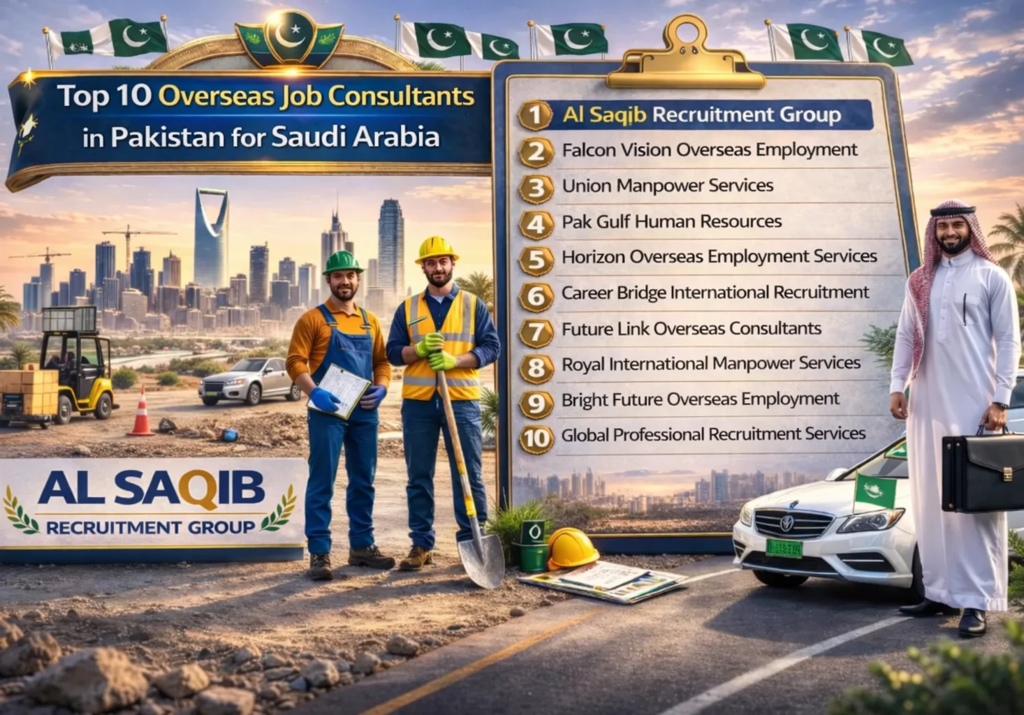 Top 10 Overseas Job Consultants in Pakistan for Saudi Arabia 2026