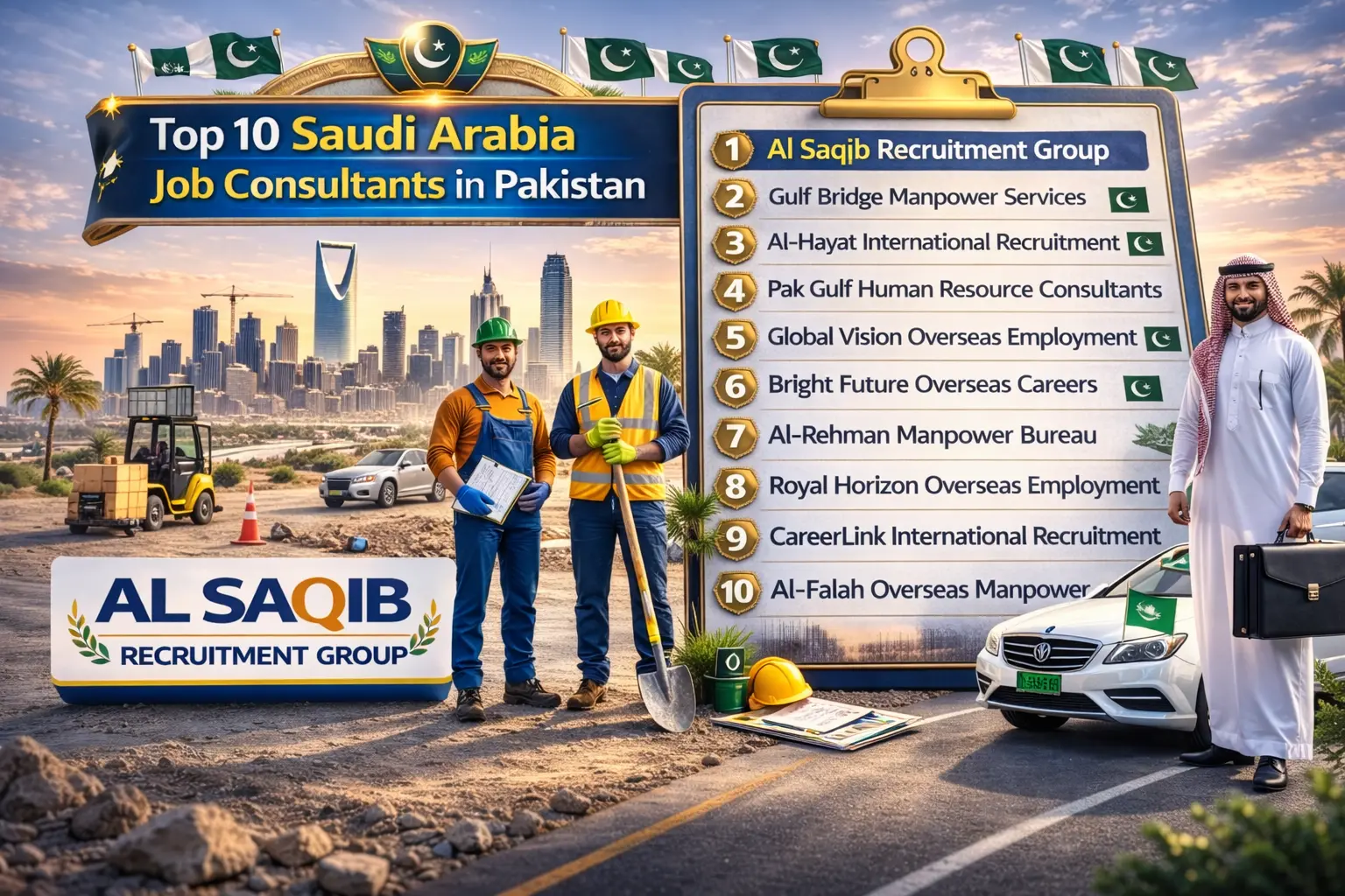 Top 10 Saudi Arabia Job Consultants in Pakistan