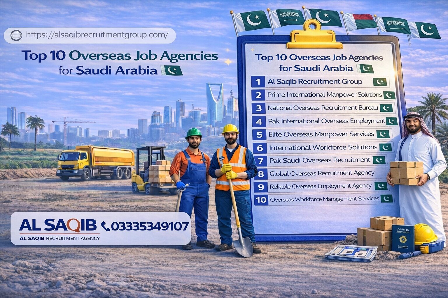 Top 10 Overseas Job Agencies for Saudi Arabia