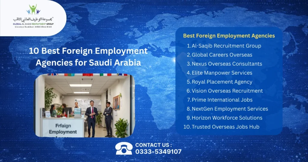 10 Best Foreign Employment Agencies for Saudi Arabia