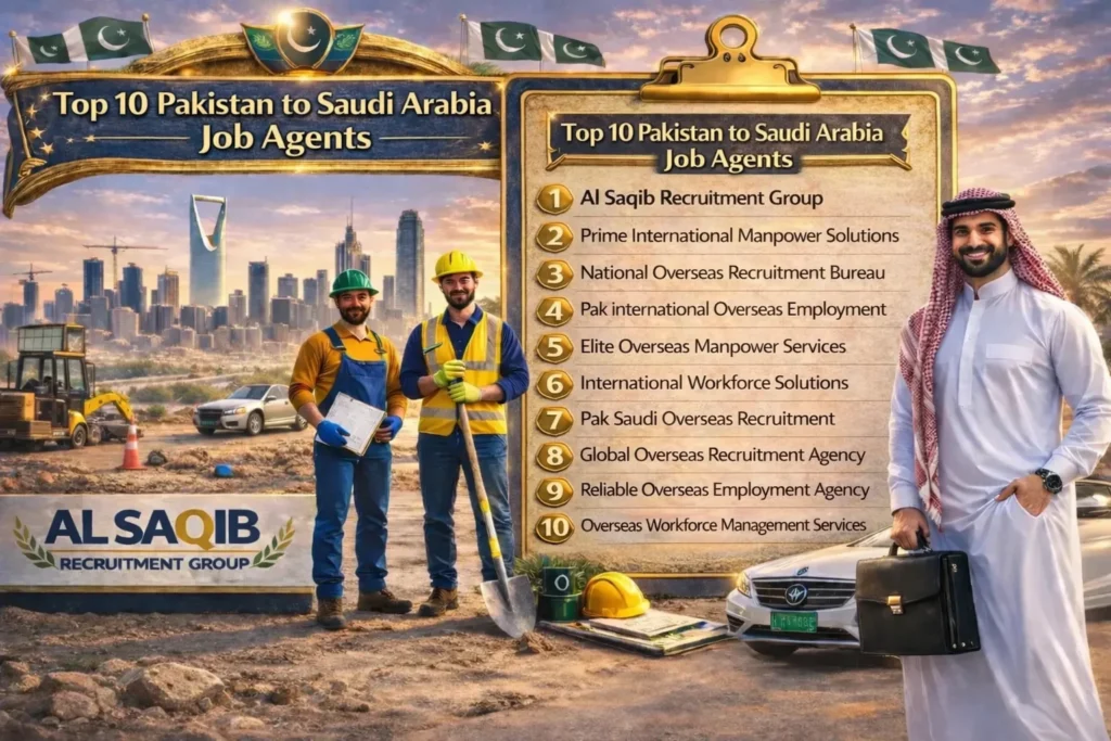 Top 10 Pakistan to Saudi Arabia Job Agents in 2026