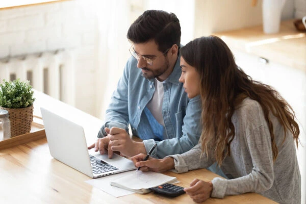 Two candidates exploring overseas job opportunities with Al Saqib Recruitment Agency